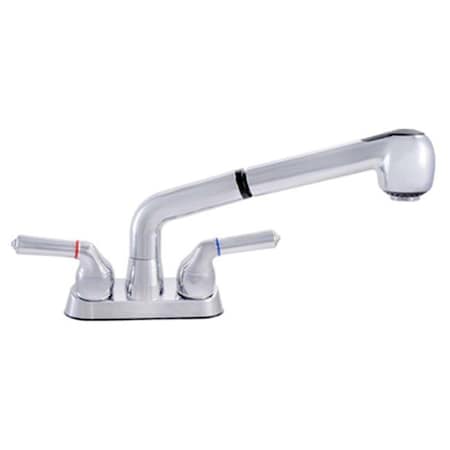 LDR Global Industries 242440 Chrome 2 Handle Laundry Faucet